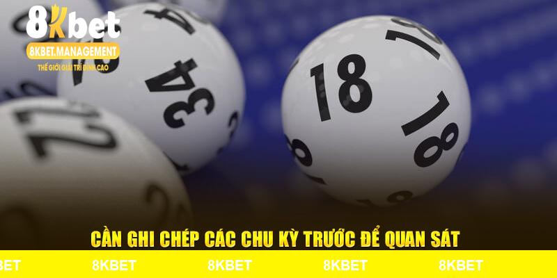 Cần ghi chép các chu kỳ trước để quan sát
